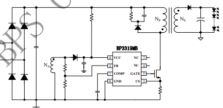 晶丰明源LED驱动_LED驱动BP3319MB型号