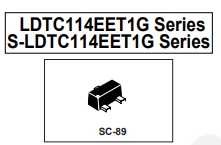 乐山无线电数字晶体管LDTC123EET1G SOT-523 50V 100mA型号详情