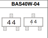 长电肖特基二极管BAS40W-04 40V 200mA型号详情